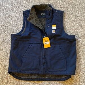 NWT Carhartt fleece lined vest